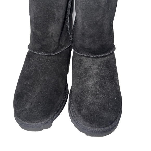 UGG Bailey Bow Black boots with iridescent bow Size 6 - Picture 5 of 9